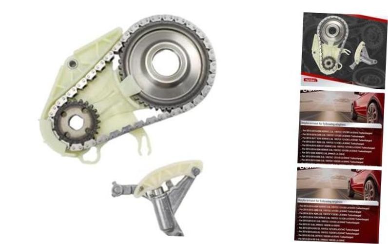 11417605366 Oil Pump Drive Chain Kit (5pcs) Compatible with 228, 528i, 428i 320i