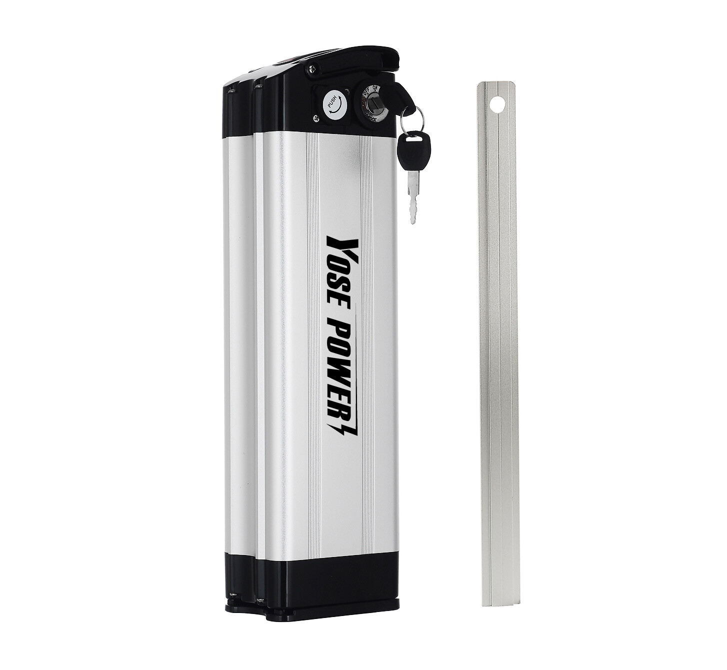 48V 10.4Ah SilverFish Lithium Battery with USB 48 Volt Ebike Battery for 0-500W