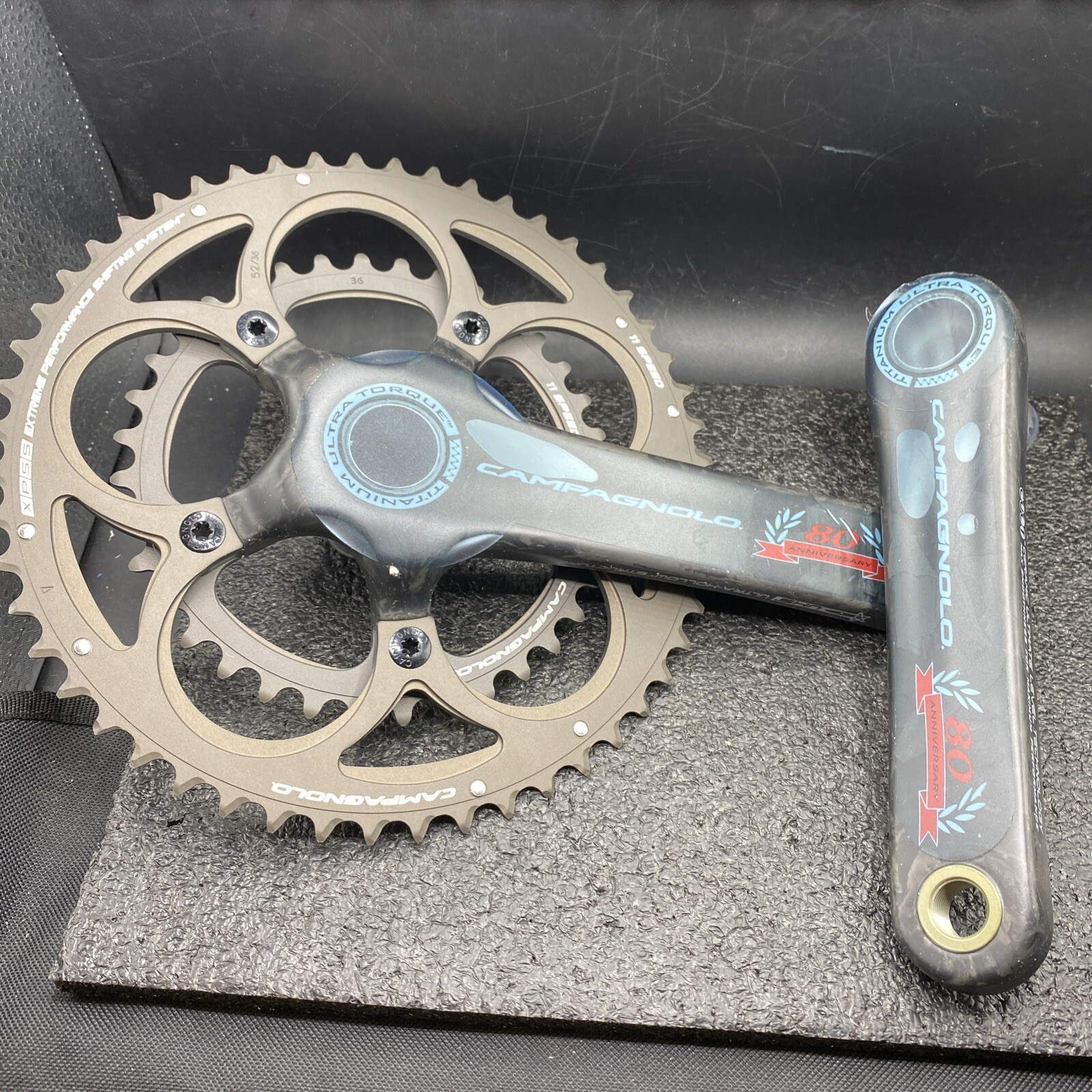 Campagnolo Super Record 80th Anniversary Crank Set 11 Speed 172.5 52/36 (9132)