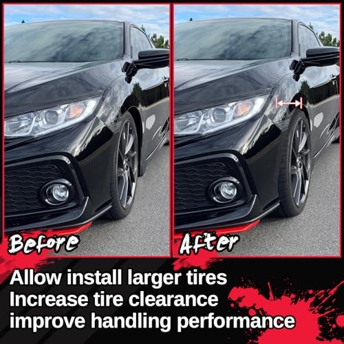 KSP 5×4.5 25mm Wheel Spacers for Hon-da Civic Accord Element CR 64.1mm Hub Bore