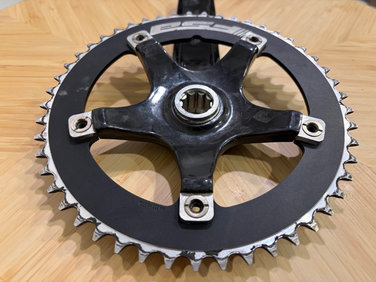 FSA Carbon Track Crankset 175mm 48T 144 BCD ISIS Fixed Gear Single Speed