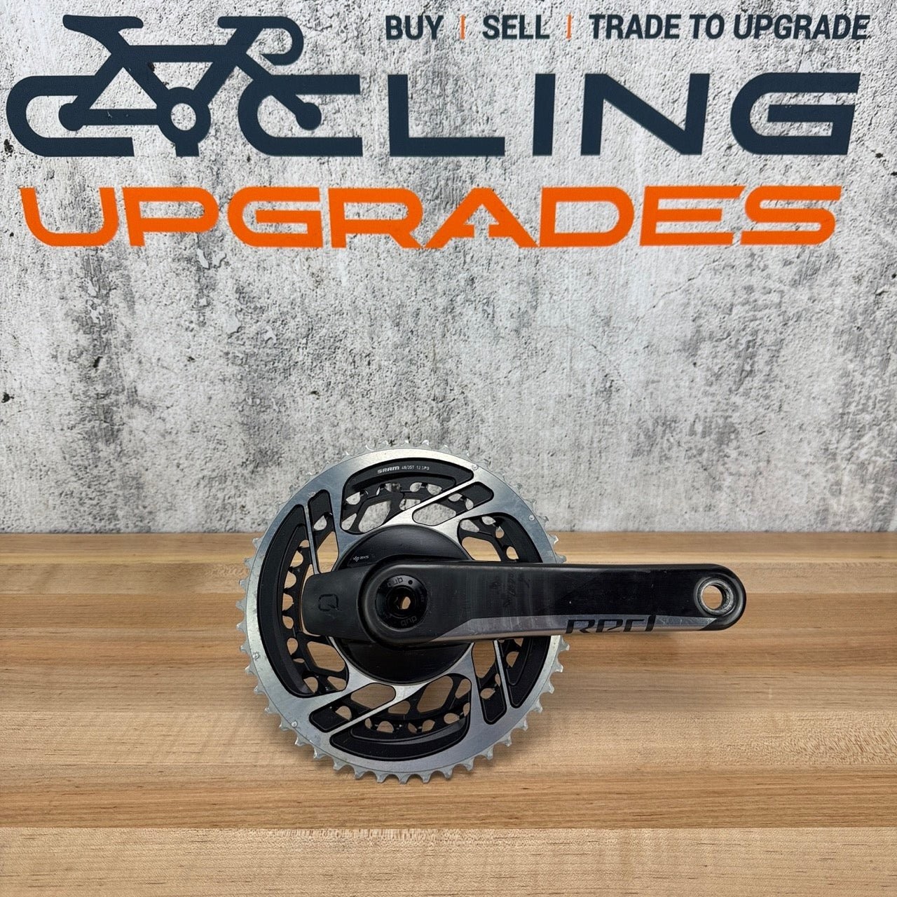 SRAM Red AXS D1 Quarq 48/35t Chainrings 172.5mm Power Meter Crankset DUB SL