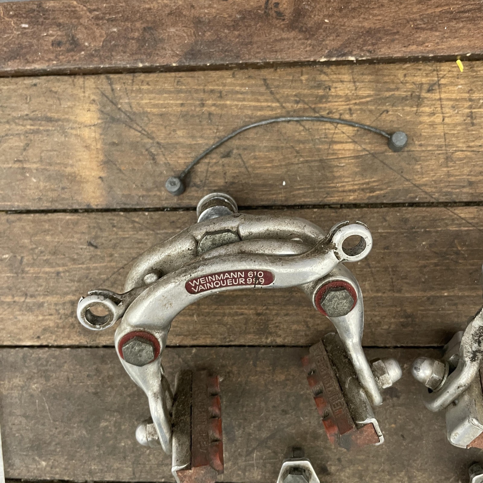 Vintage Weinmann Vainqueur 999 610 Center Pull Brake Calipers Set Pair Road Bike