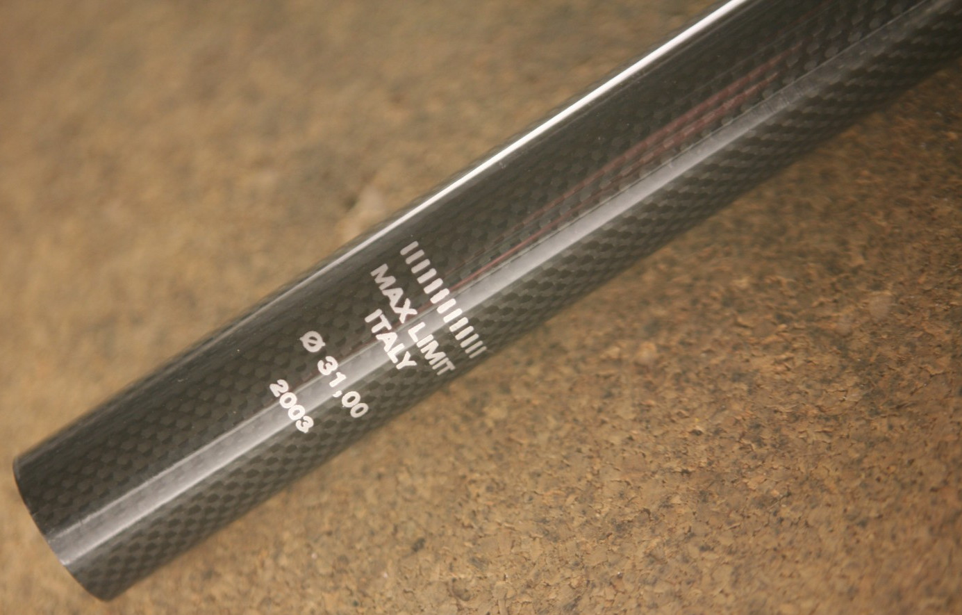 Vintage NOS NEW 2003 Pinarello Prince carbon look seatpost pillar 31.0 mm