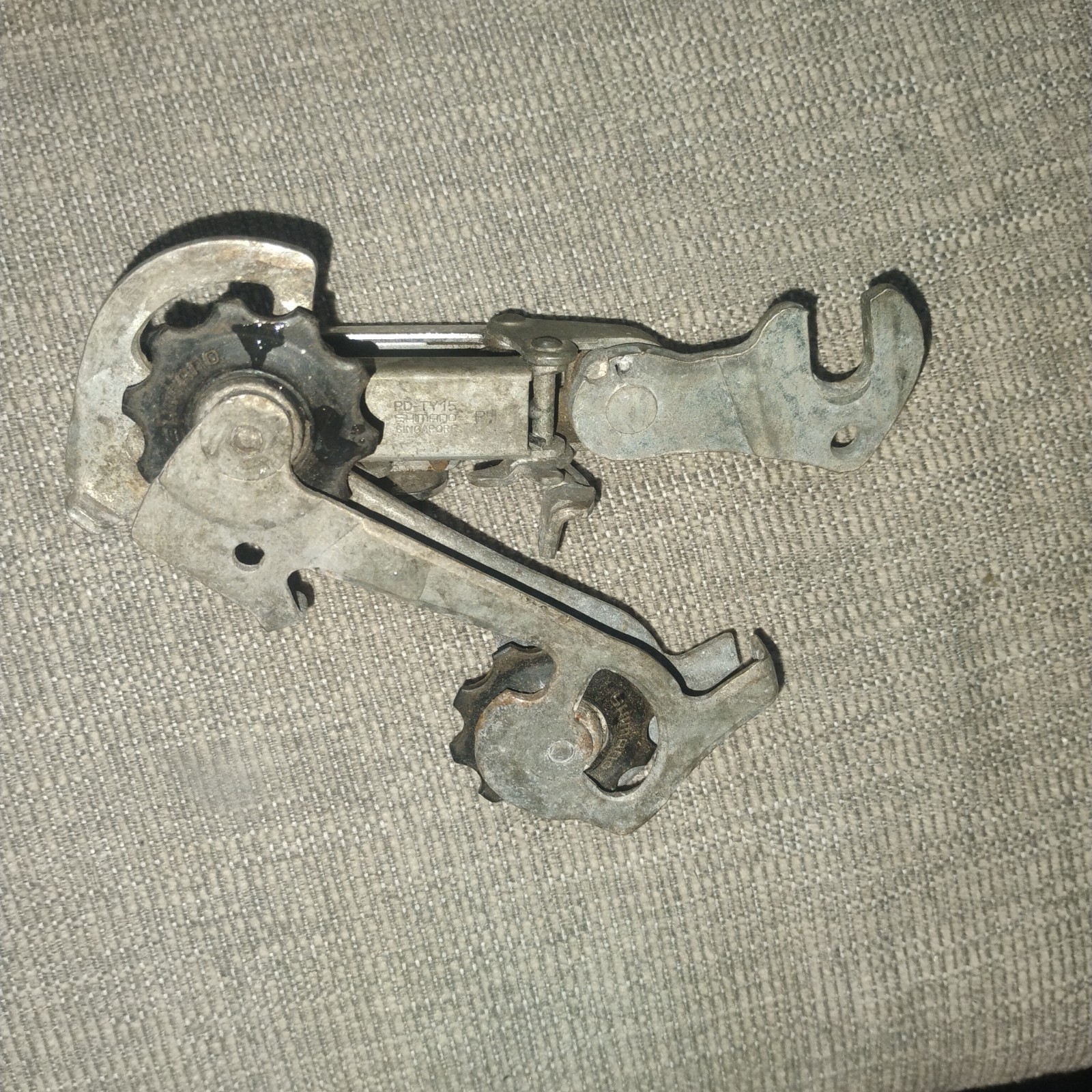 Vintage Shimano SIS Rear Derailleur RD-TY20 RD-TY15 | 5 6 7 Speed | Hook Mount