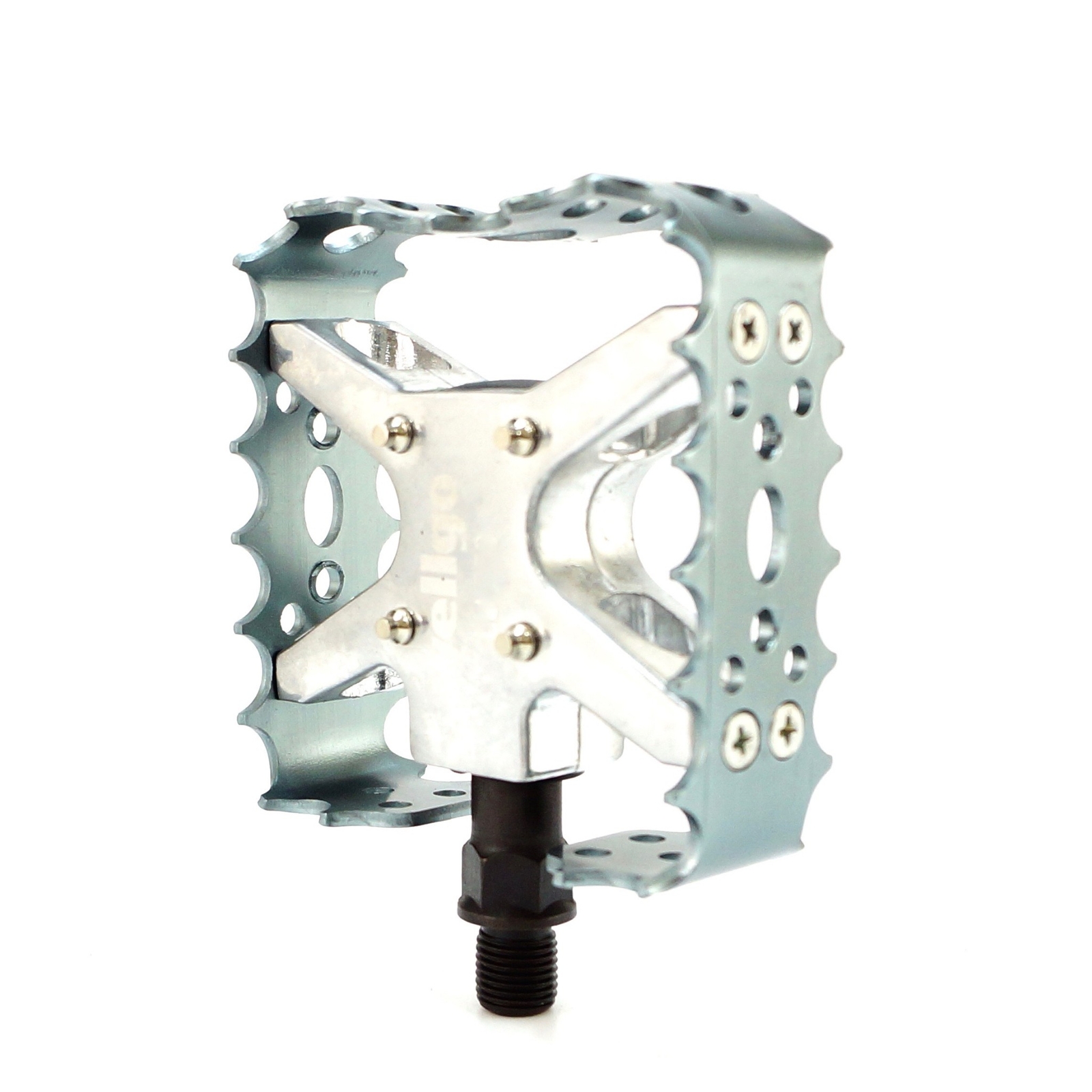 Wellgo BMX MTB Bear Trap Old school Bike Pedal 9/16″ or 1/2″ Black Blue Red Gold