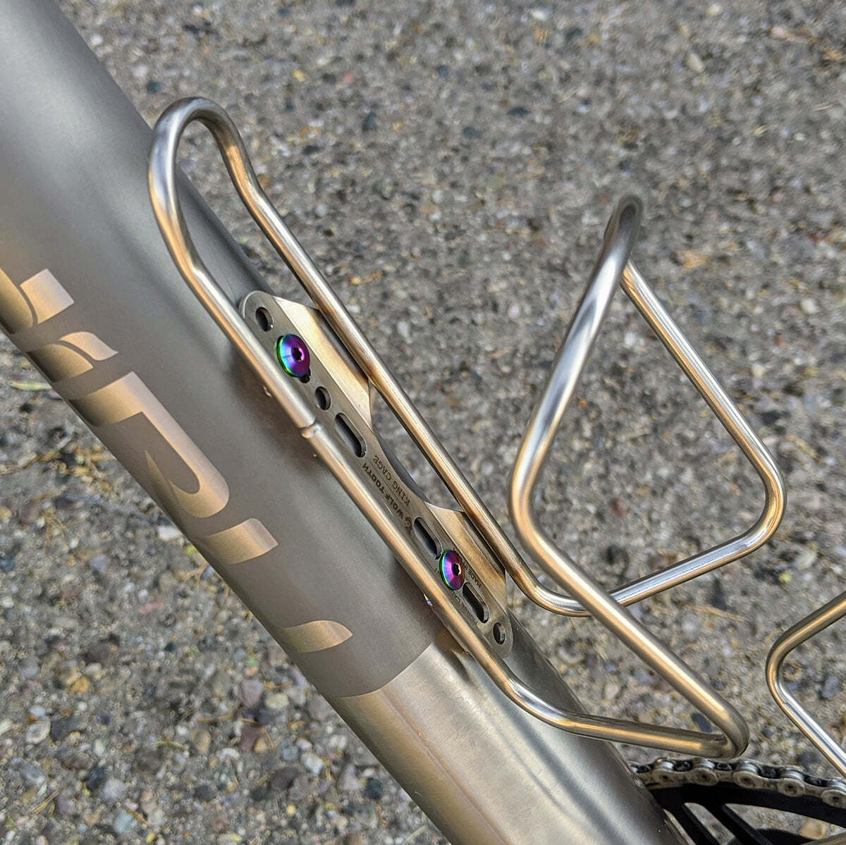 Oil Slick Ultra-Low Profile Superlight Titanium Bottle Cage Bolts by Terske