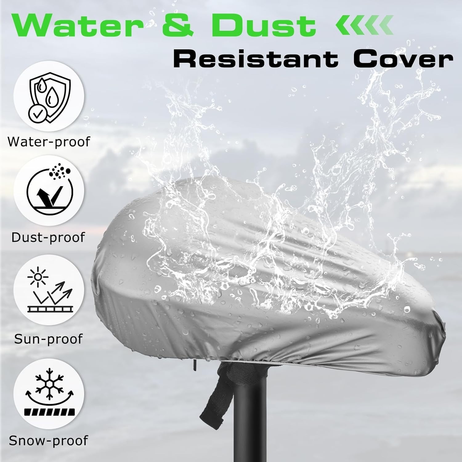Comfortable Bike Seat Cushion with Gel Pad – Easy Install & Indoor/Outdoor Use