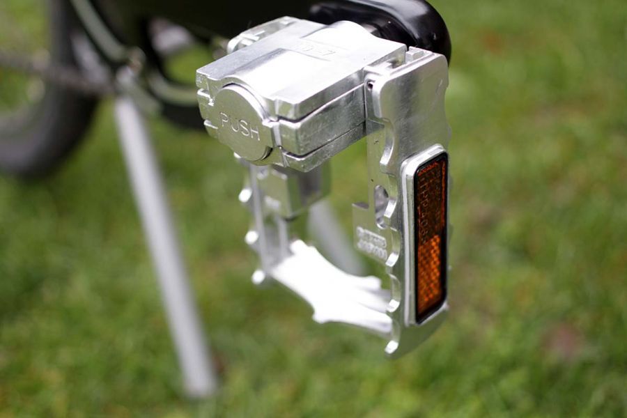 MKS MKS FD7 Folding Platform Pedal 9/16″ Fixed Urban – Silver / Black