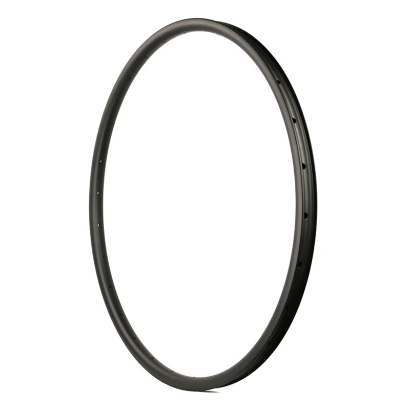 29er Mountain Bike XC Bicycle Asymmetric Carbon Rims 30mm High Hookless 2pcs