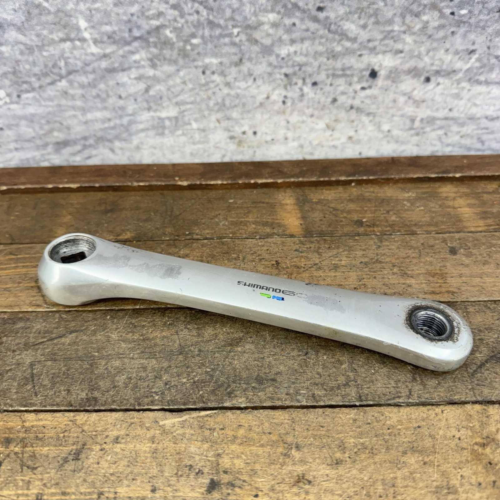 Vintage Shimano 600 Ultegra FC-6400 Crank Arm LEFT 172.5mm Japan Silver Tricolor
