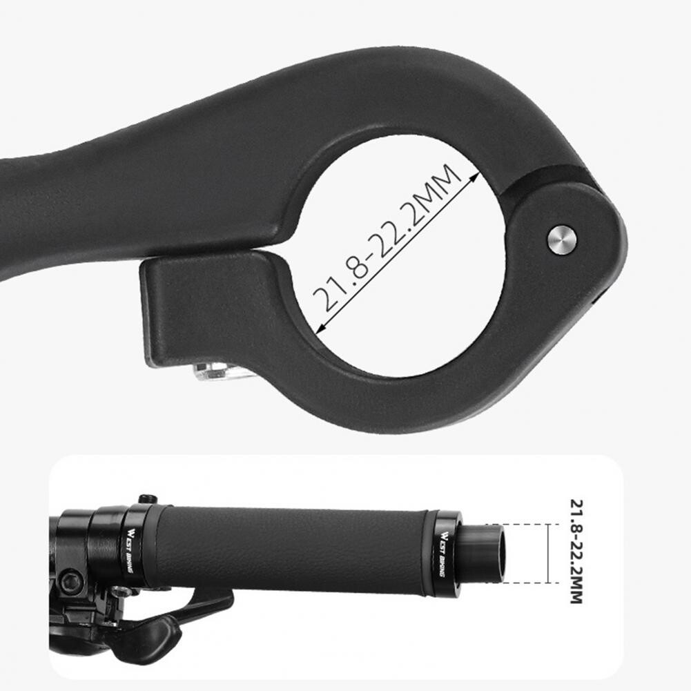 2PCS Bicycle Ergonomic Bar Ends Extender for 21.8-22.2mm Handlebars Bar End Grip