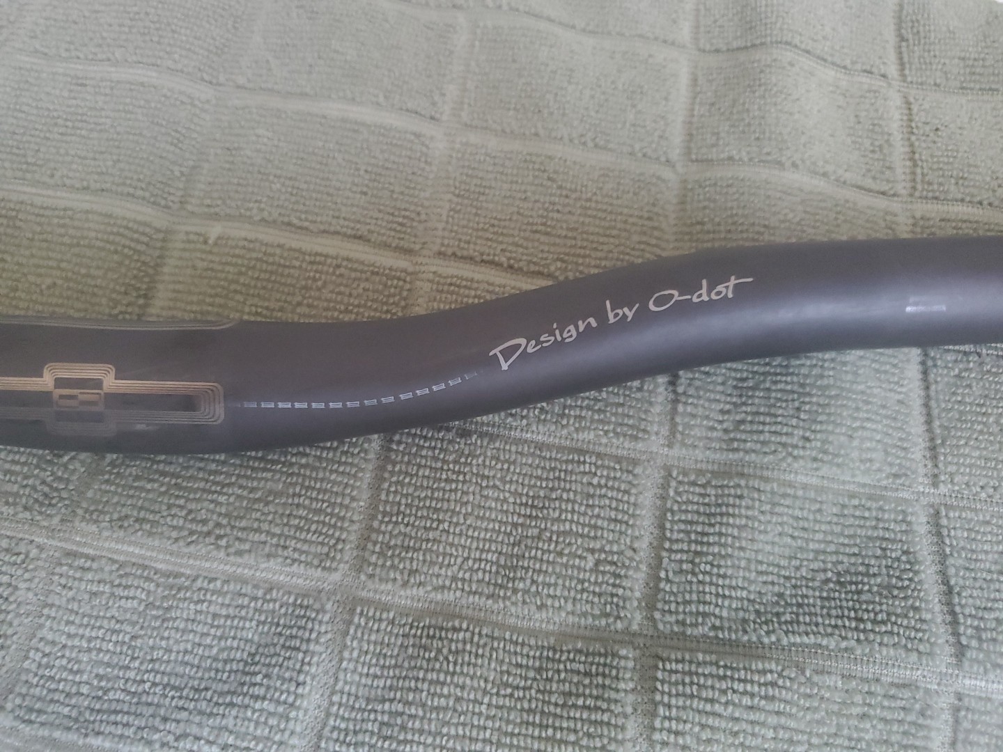 Colorplus Titanium Riser Handlebar 540mm Width, 15mm Rise, Coffee Brown