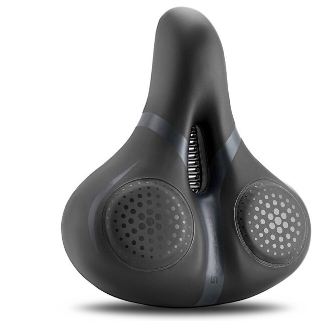 ROCKBROS Bike Seat Comfort Wide Gel Padded Bicycle Saddles Breathable Waterproof