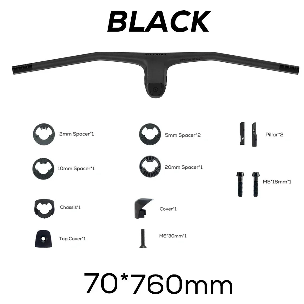740MM Carbon MTB Bicycle Integated Handlebar Handlebar FRASER IC SL WC -20°