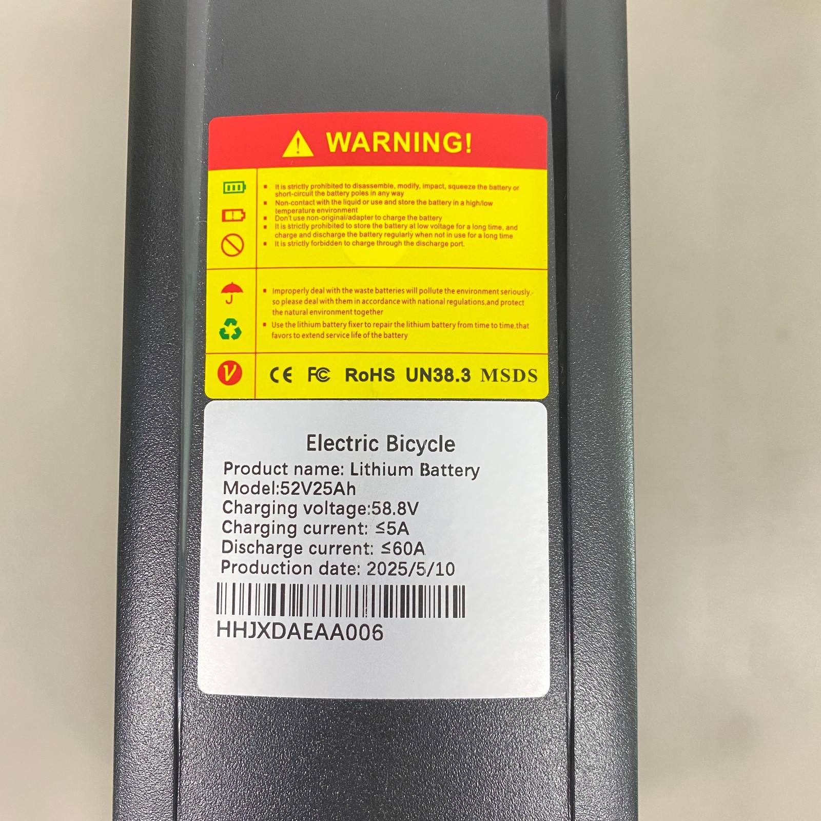 52V 25AH HighCapacity 5Pin Lithium Battery Replacement For Greatwork M7 M8 Pro