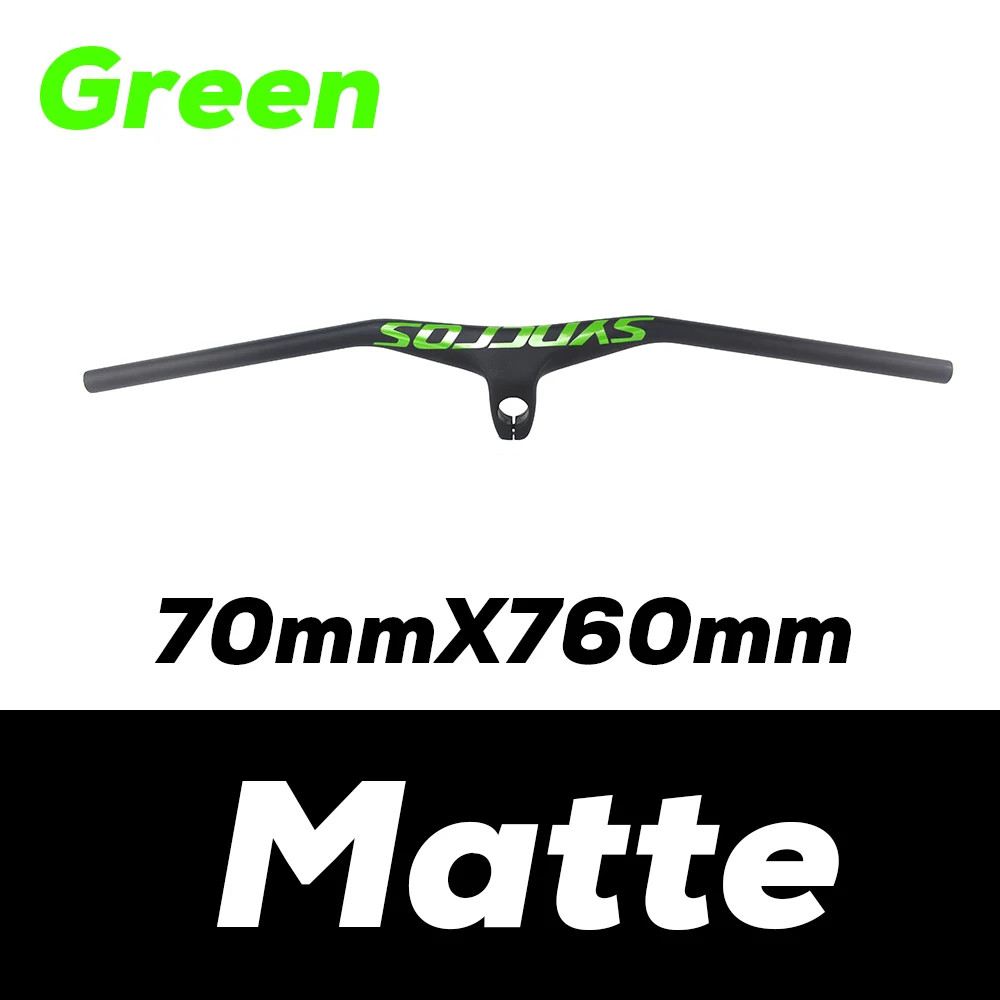 -17° Mountain Bike Handlebar Integrated Carbon Handlebar Width 800mm Stem 28.6mm