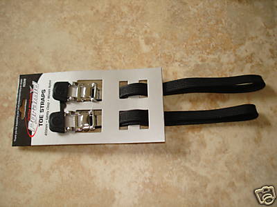 BICYCLE BIKE HEAVY DUTY NYLON TOE CLIP STRAPS NEW