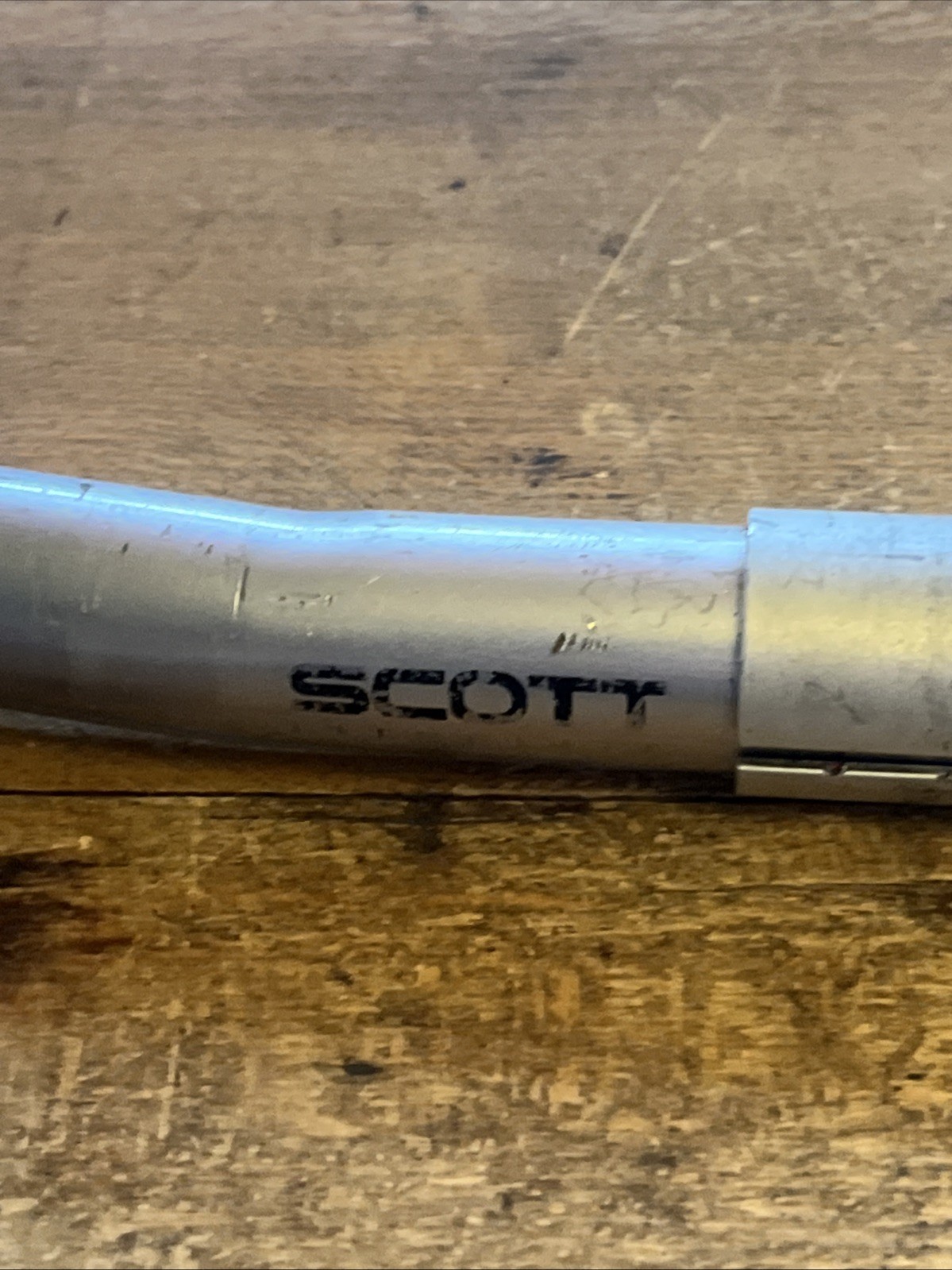 Vintage Scott AT-3 Liteflite Flat Handlebars 570 mm Wide 25.4 Shim 22.2 90s MTB