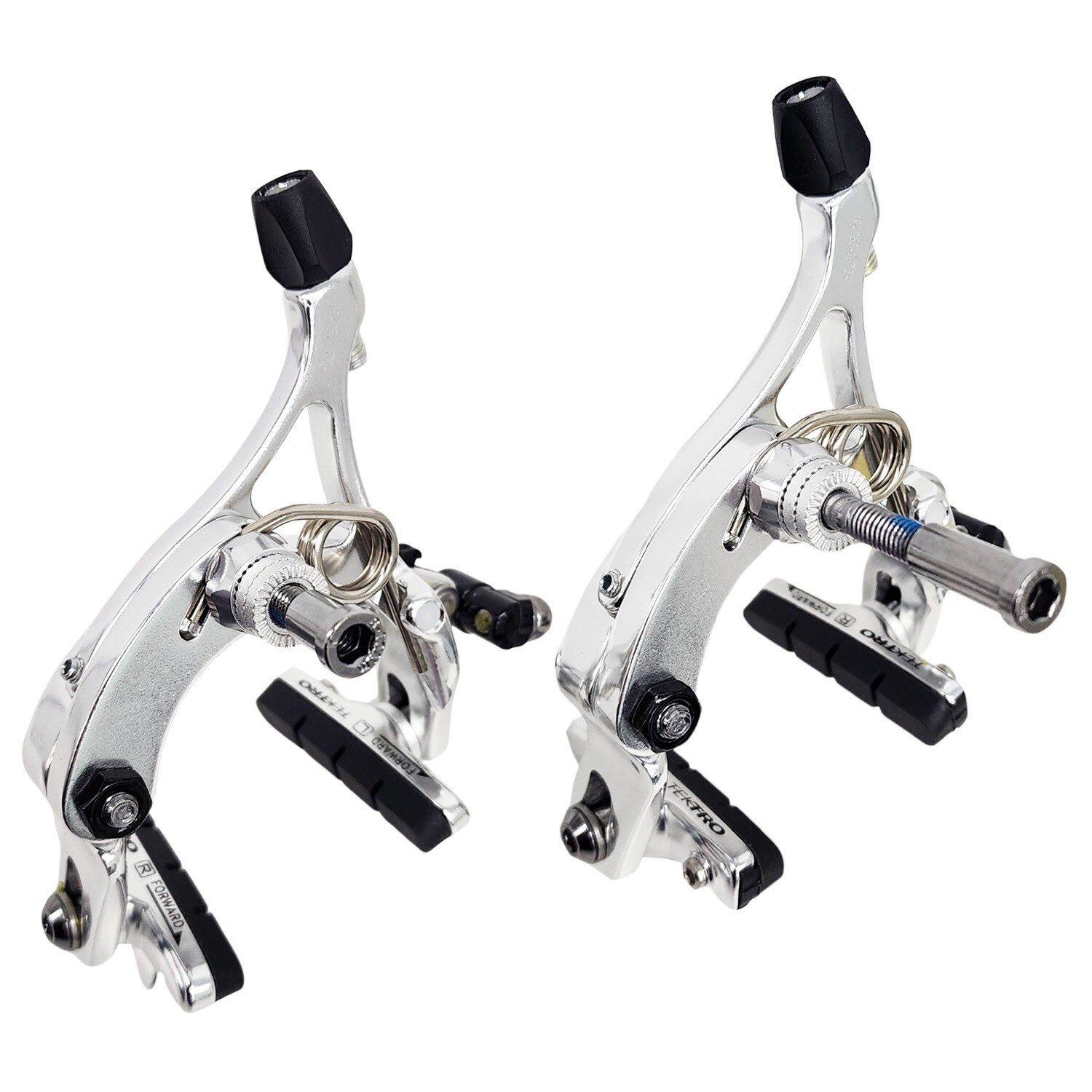 Sale~ TEKTRO R539 Caliper Brake Set 47-59mm with QR Recessed Mount , Silver