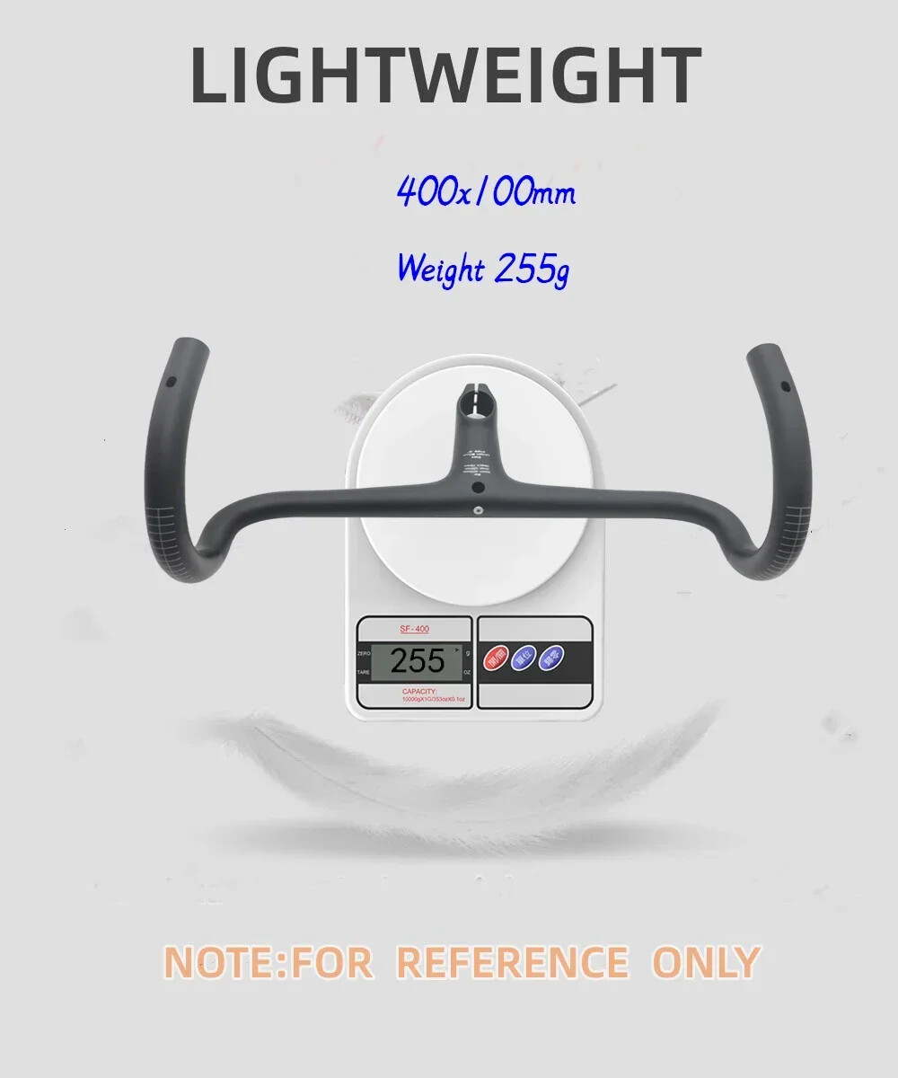 Road Bicycle Internal Routing Di2 Integrated Carbon Handlebar 380/400/420/440mm