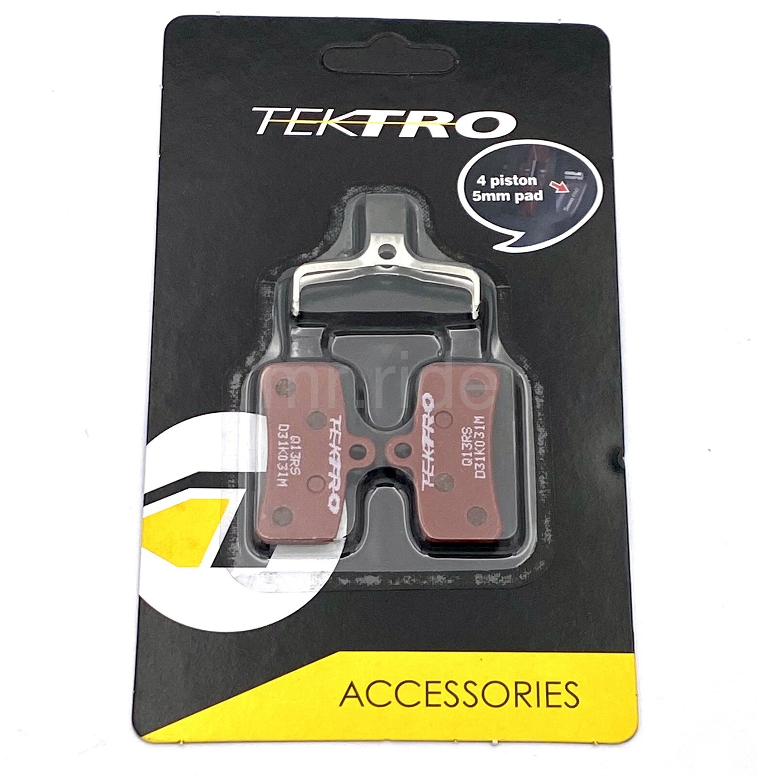 TEKTRO Q13RS Bike Resin Disc Brake Pads,thickness 5,Auriga Twin+ HD-E745 HD-T745
