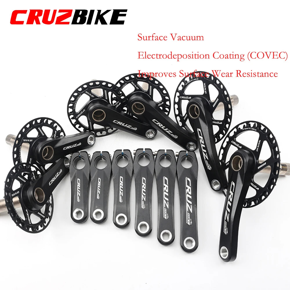 Kid MTB Bicycle Cranksets 89-150mm Hollow Crank with 25-44T Single ChainWheel