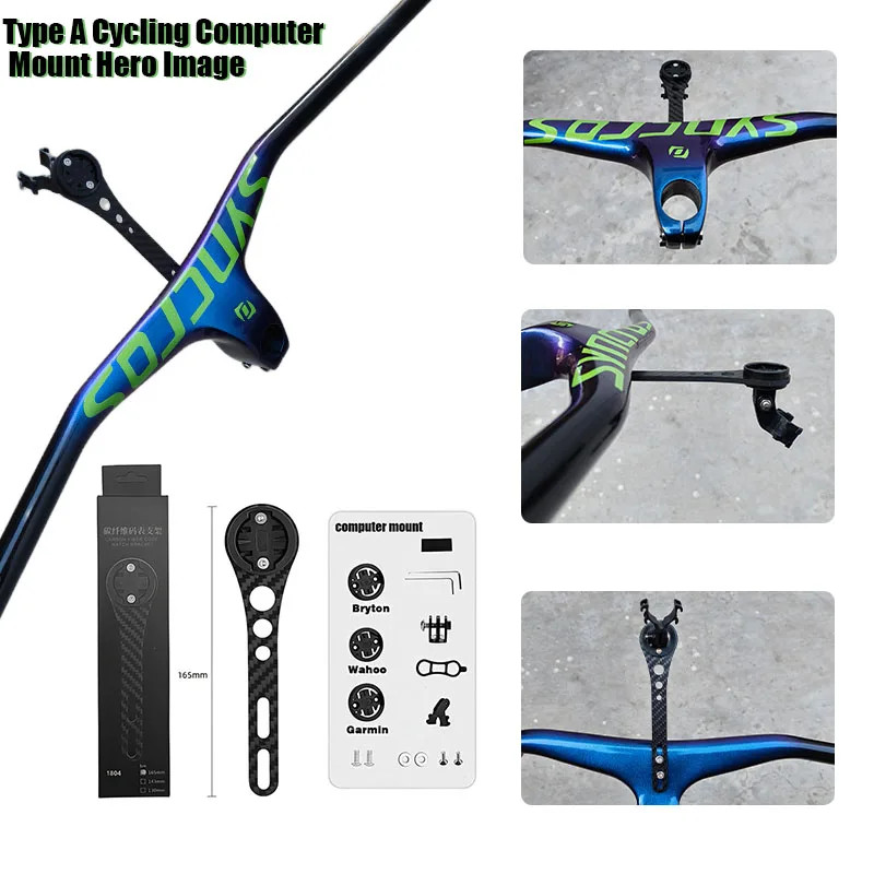 Carbon Integrated Cockpit Handlebar for Mountain Bike 28.6mm Diameter 680-800mm