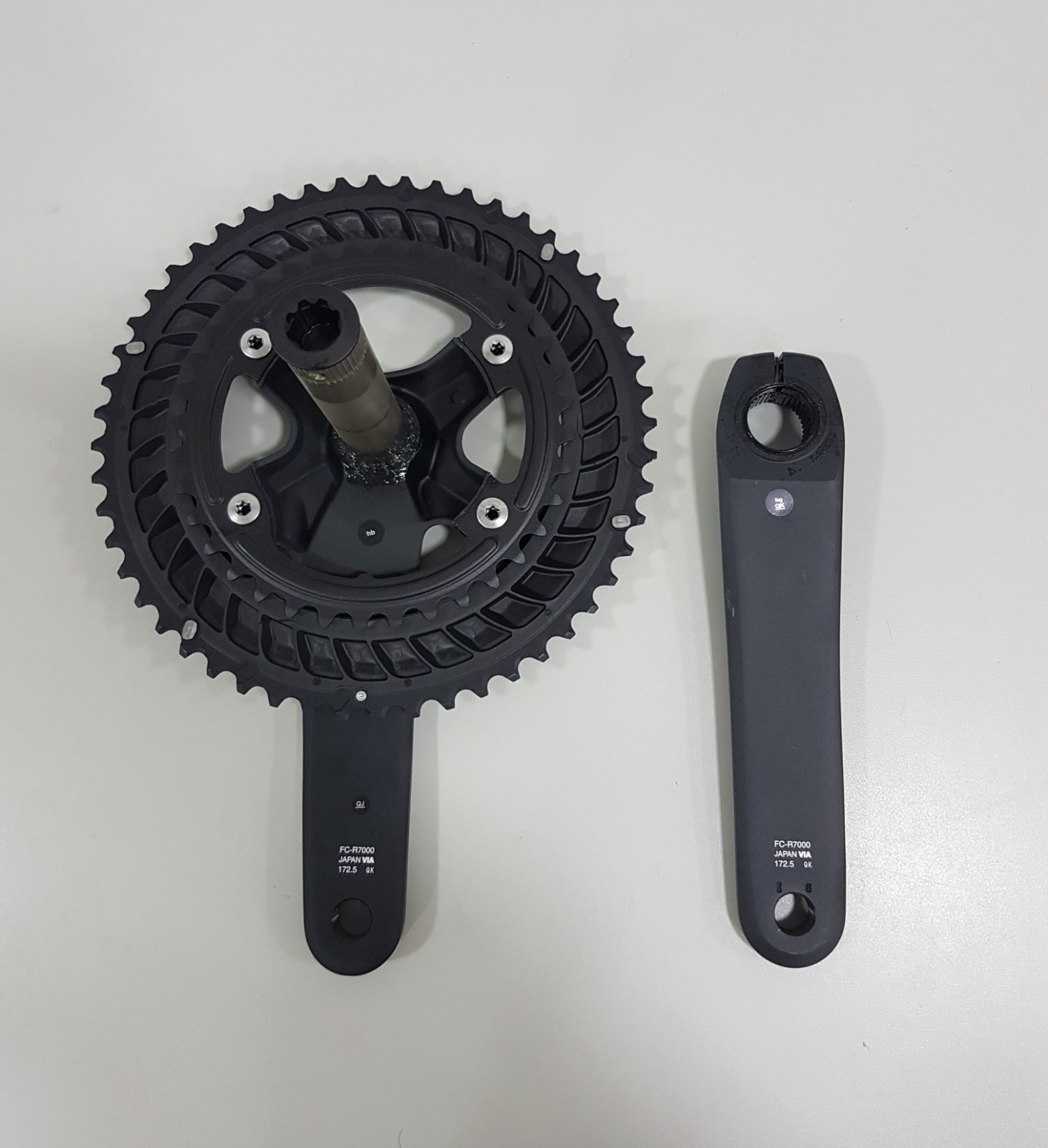 Shimano HOLLOWTECH II 105 FC-R7000 R7000 11Speed Road Crankset 52x36T 172.5mm