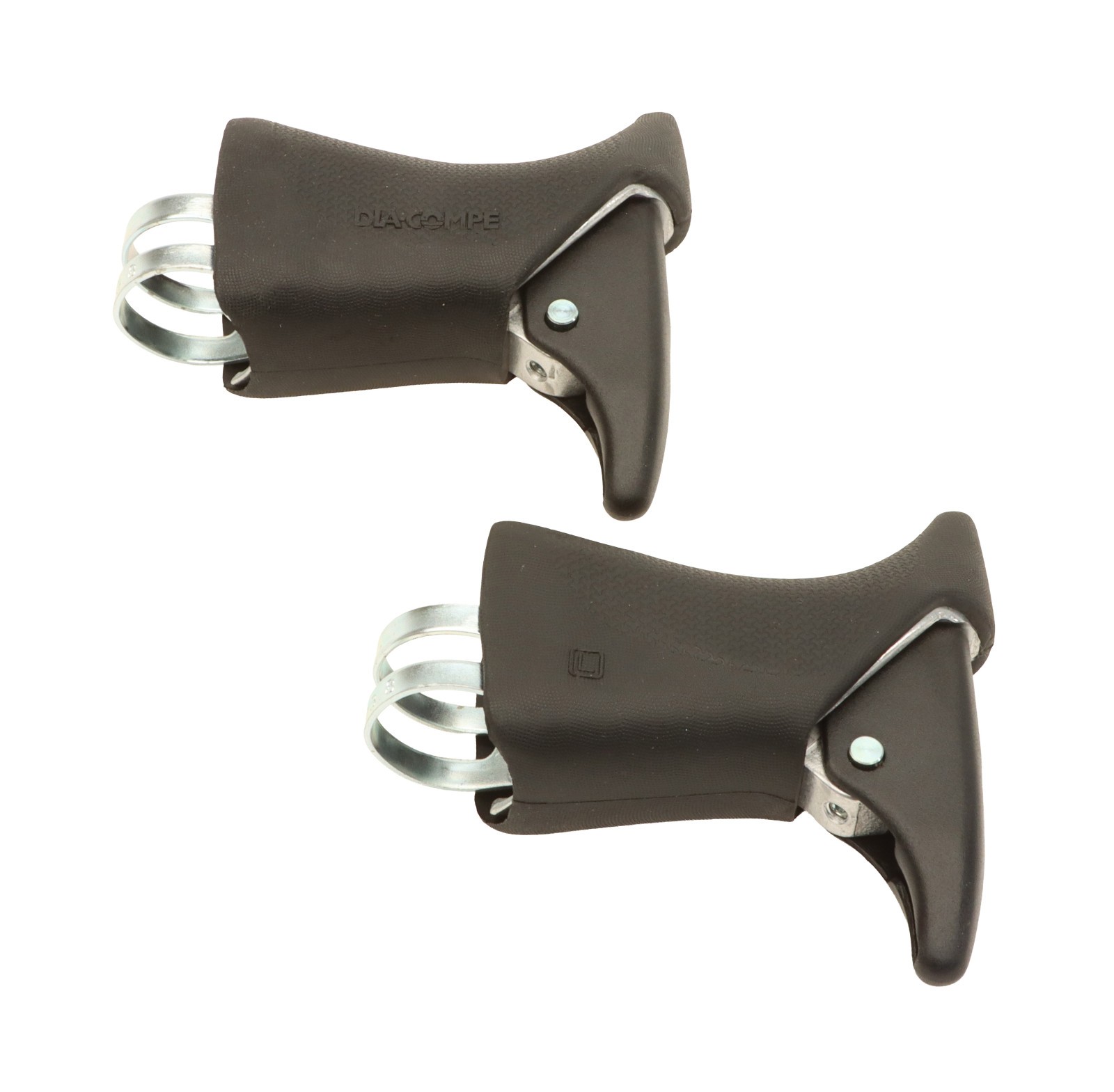 Dia-Compe Tandem Hand Rests /w Hoods HR07 22.2mm to 23.8mm Clamp Black NEW NOS