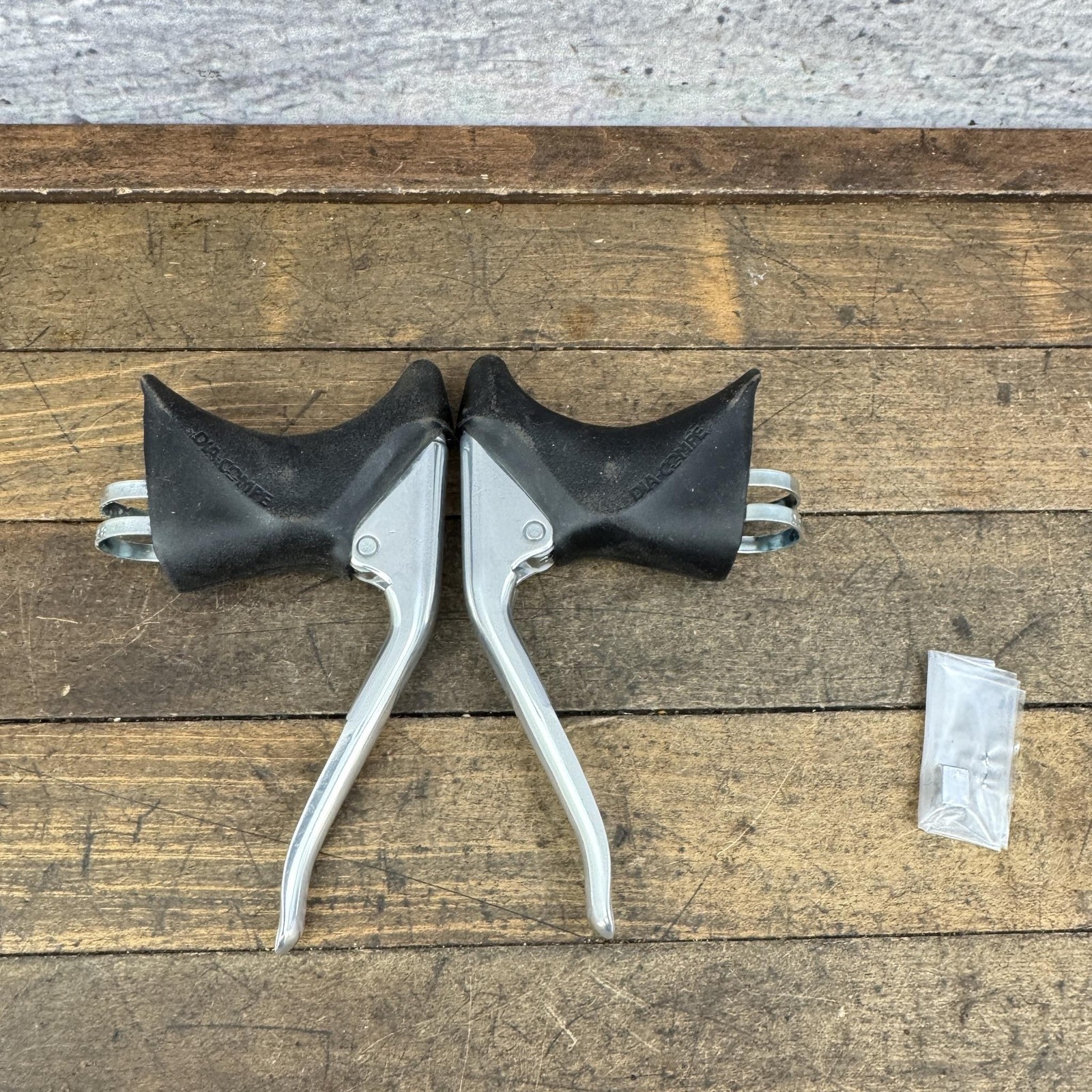 Vintage Dia-Compe TANDEM Brake Levers DUAL NOS Non Aero 4-Finger 23.8mm Drop Bar