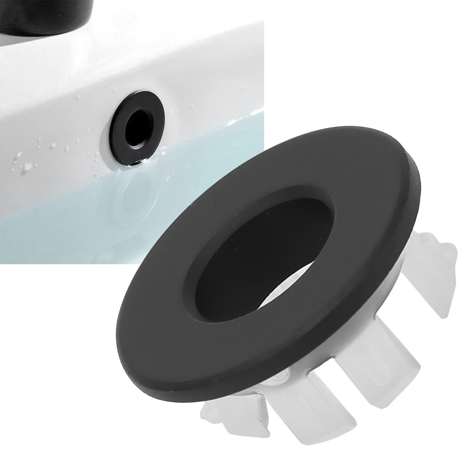 Bathroom Wash Basin Sink Overflow Cover Kitchen Sink Decoration Spare Hole For