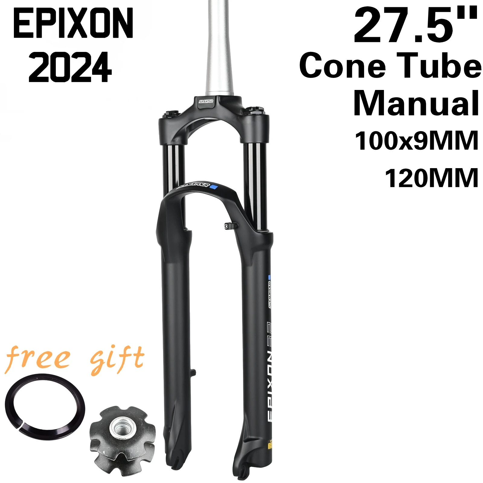 26 27.5 29 Inch Mountain Bike Suspension Fork 100/120mm Air Damping Remote Fork