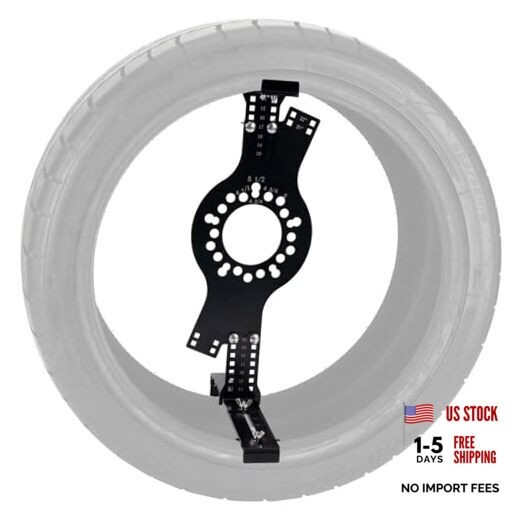 Wheel Fitment Tool and Simulator, Offset Measuring Mockup Tool, Fits 14 5 Lug