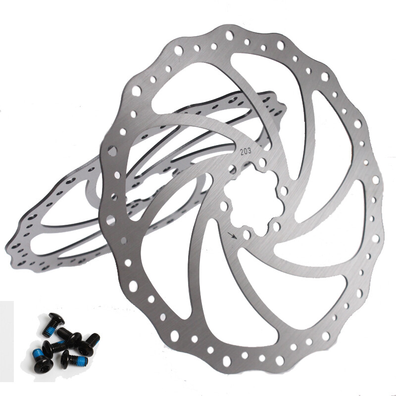 Bike Disc Brake Front&Rear Disc 140/160/180/203mm Rotor Kit for Mountain Bicycle