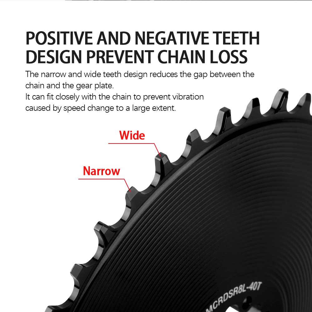 8-Bolt Narrow Wide Chainring 40T-58T For SRAM AXS Force Red Direct Mount Crank