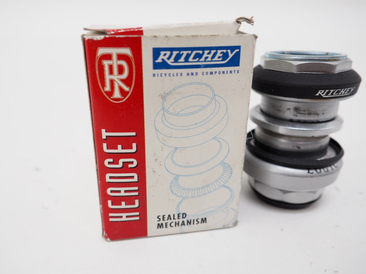 Ritchey Logic 1″ Steerer Threaded Bicycle Headset Silver MTB Road Bike
