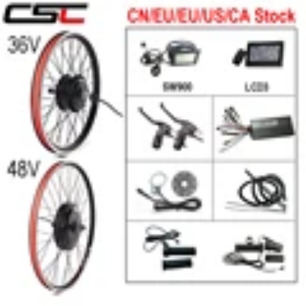 48V 1500W E-bike Motor Brushless Front Rear Freewheel/Cassette Hub Motor