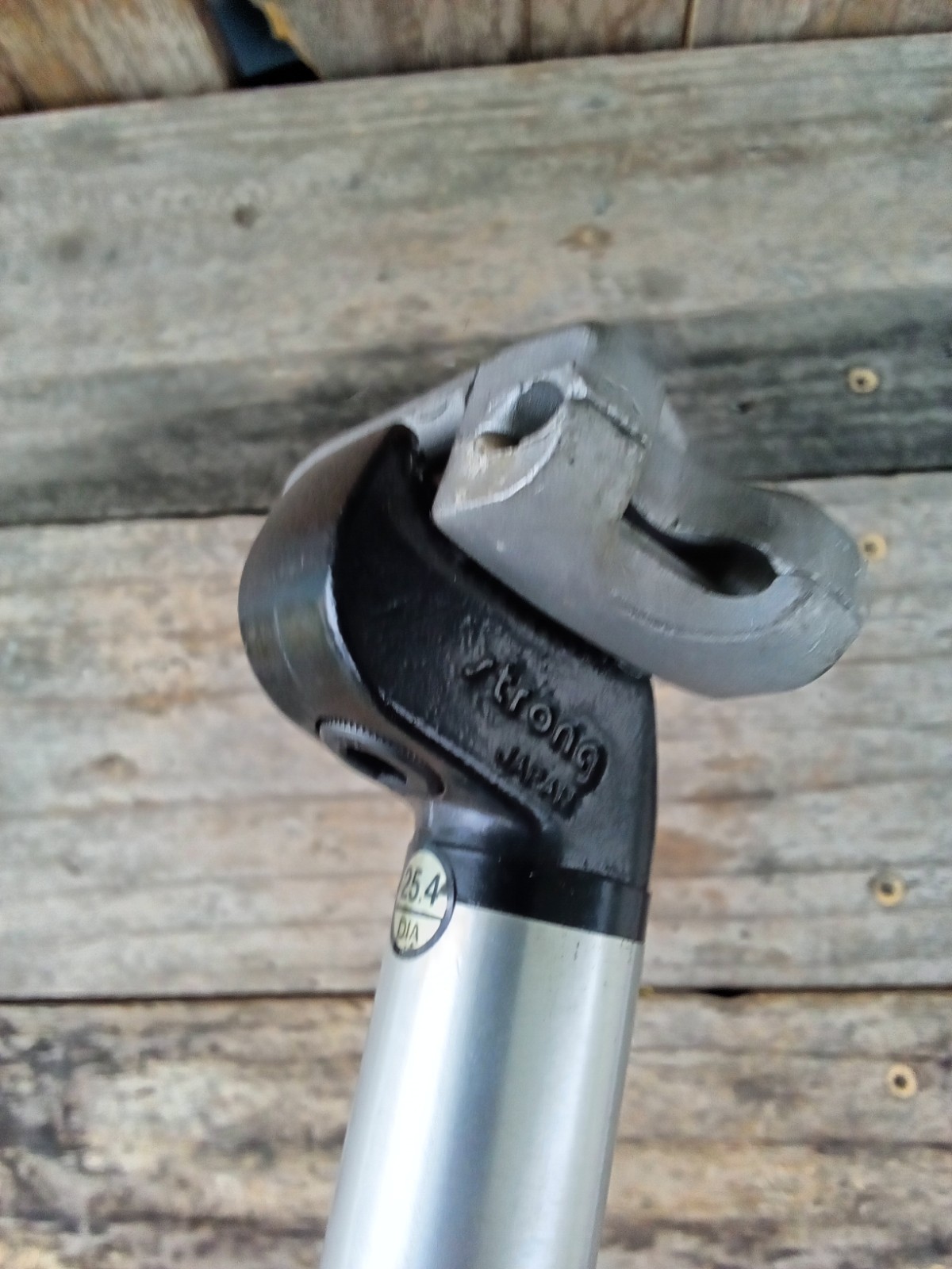 NOS 1987 Strong 25.4mm Seatpost- BMX ATB Road Bike Touring- Japan Offset-80’s