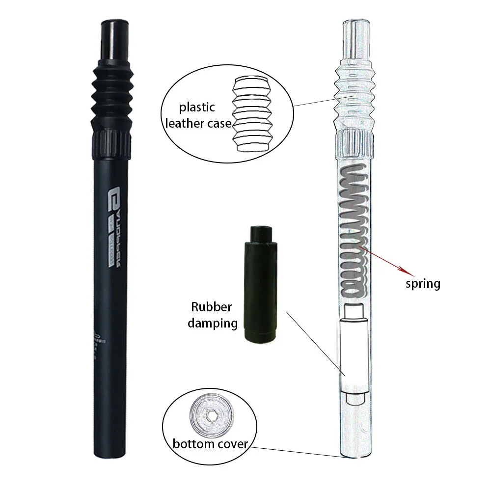 Mountain Bike Suspension Seatpost Bicycle Seat Post Shock Absorber Damping