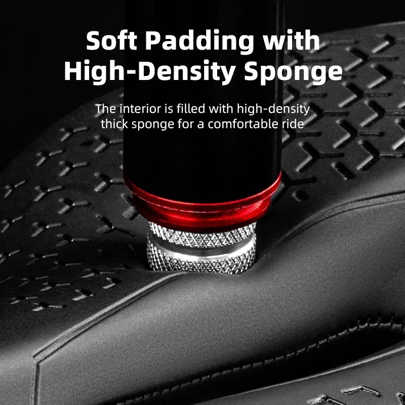 MTB road bike saddle, breathable shockproof quality PU cycling seat.
