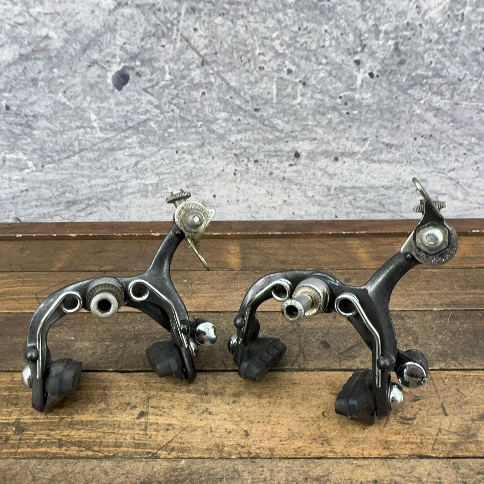 Vintage Modolo Caliper Brakes Set Celeste Recessed Bolt Road Racing Bike Side