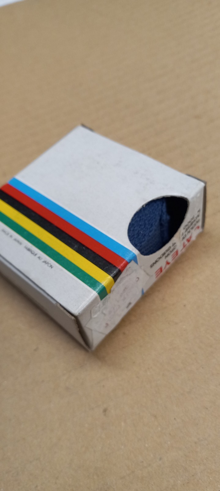 Vintage Cateye Adhesive Cotton Handlebar Tape NOS Navy Blue