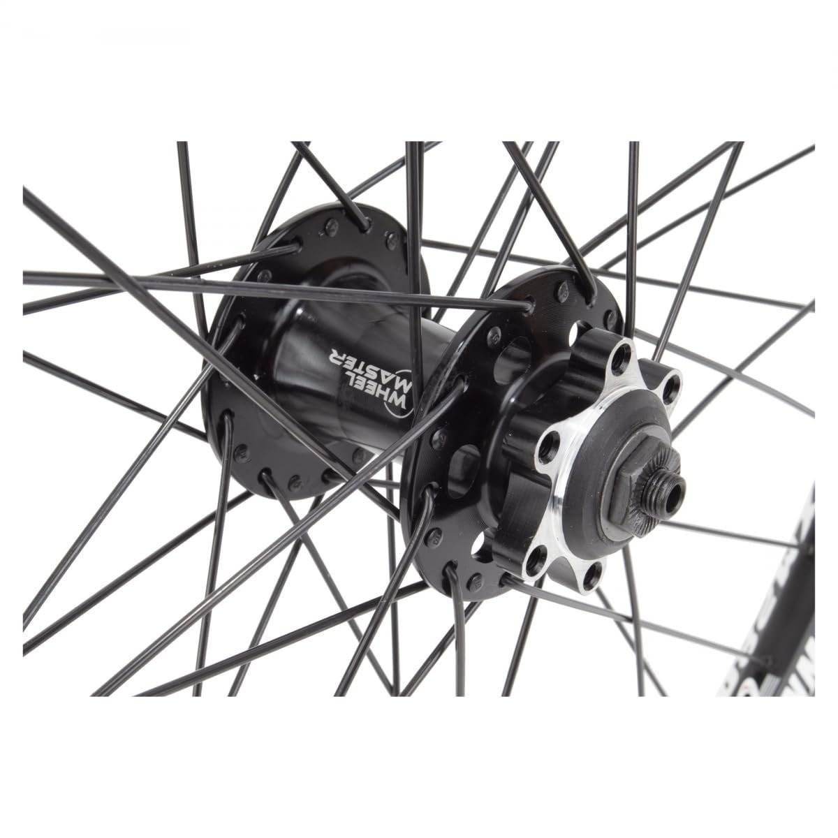 WheelMaster 24in Alloy WEI XM280 QRx100mm W/M MT-2000 6-Bolt Clincher Black