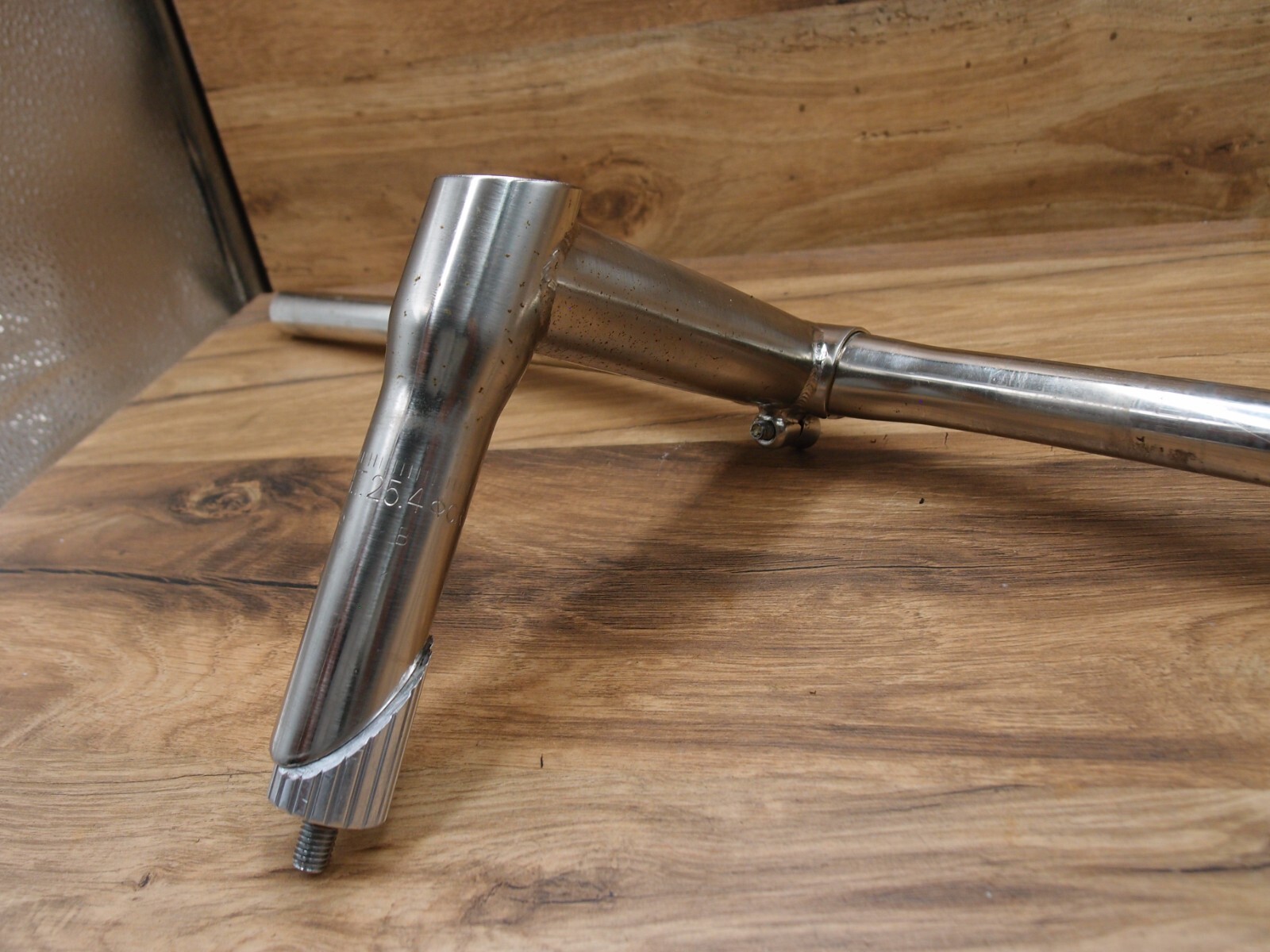 1990’s flat handlebar WH steel +steel CRMO quill stem 25.4 mm