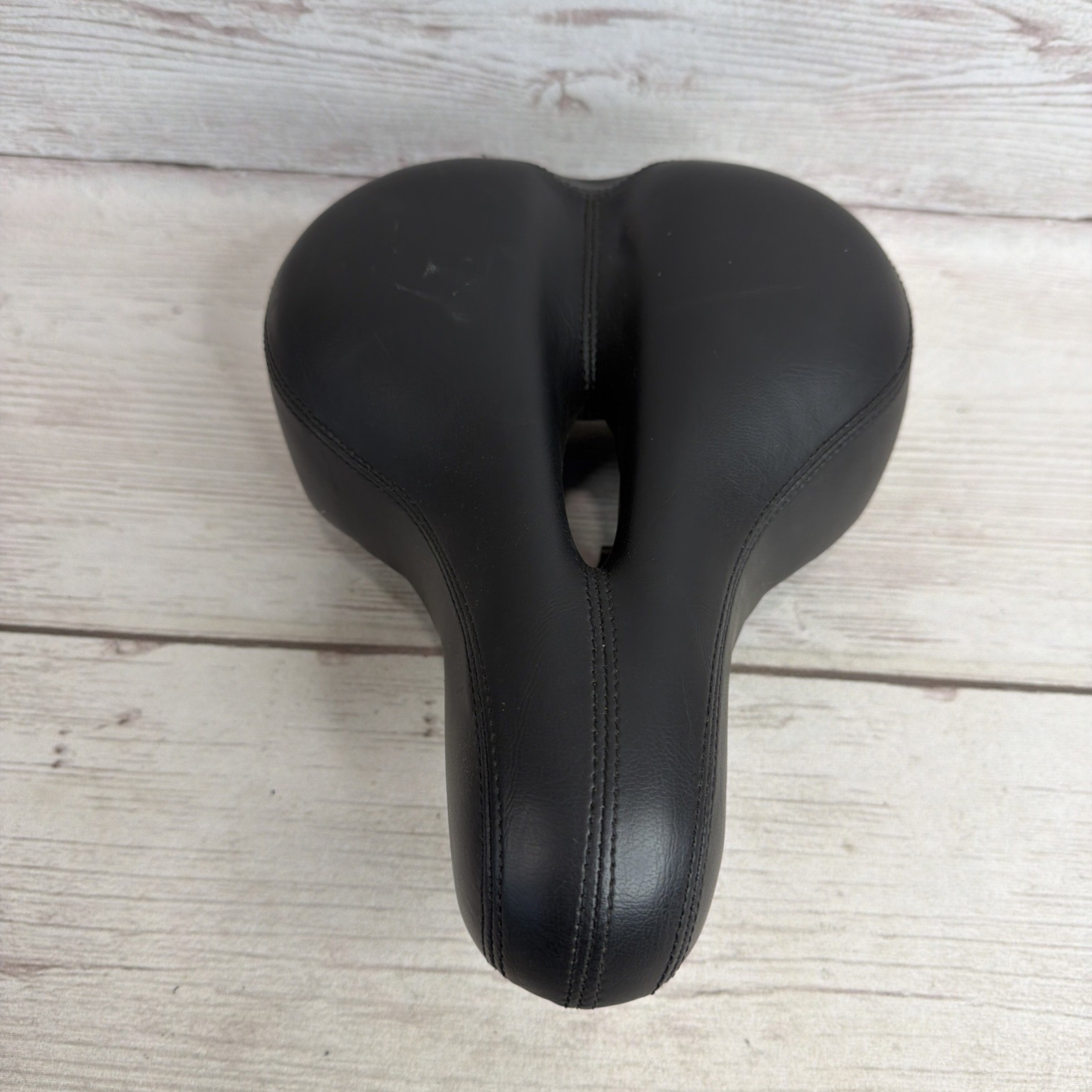 Comfort Wide Big Bum Soft E-bike Bicycle Saddle Seat Cushion Black VGC Free Ship