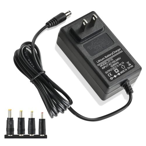 21V Charger for Mini Chainsaw, Drill, Wrench, Screwdriver, Trimmer, 1A 2.0Ah
