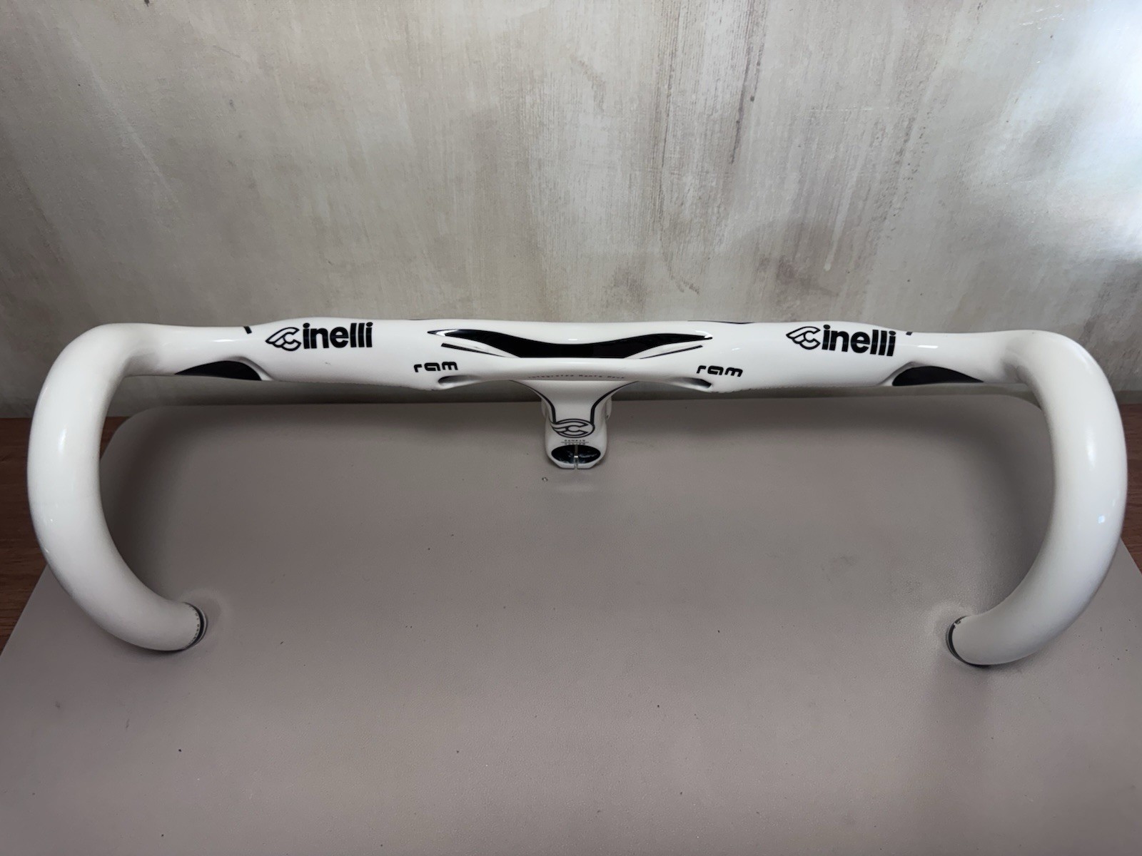Cinelli RAM 3 Carbon Integrated Handlebar Stem 400mm x 90mm White NOS