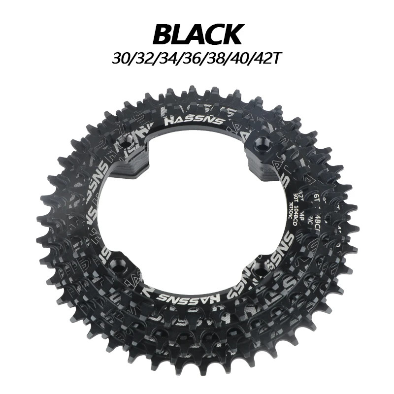 MTB Oval Chainring 104BCD 30T-42T Mountain Bike Bicycle Sprocket Crank