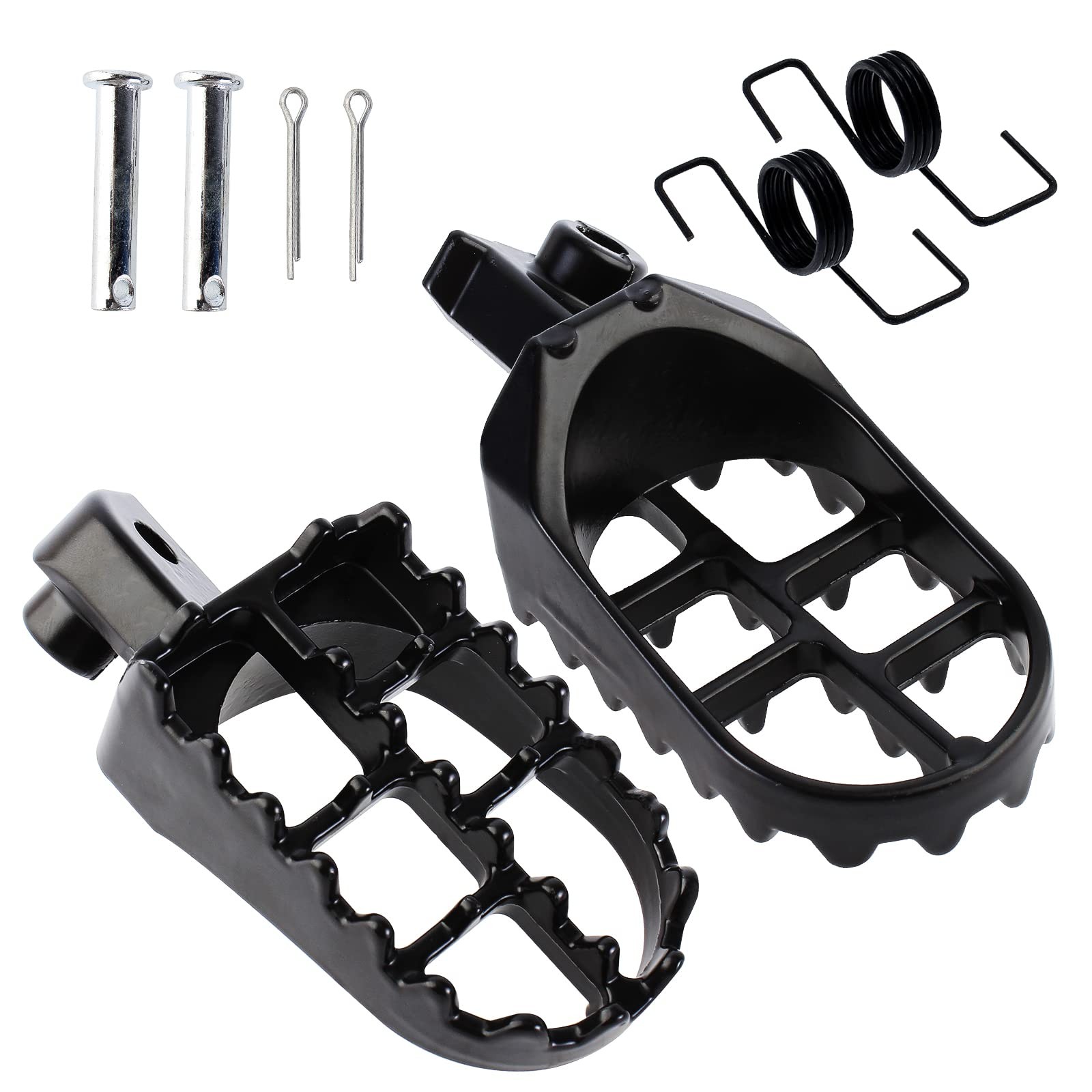 YOFMOO Foot Pegs Rest Footrest Footpegs for XR50 XR50R XR70 XR70R XR80 black